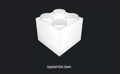 AppleHDA.kext v2.3.1英特尔高保真音频驱动