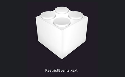 RestrictEvents.kext v1.1.2禁止系统事件驱动